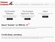 Tablet Screenshot of eurobeatblog.com